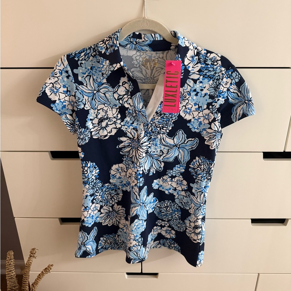 NWT Lilly Pulitzer Frida Polo UPF 50+